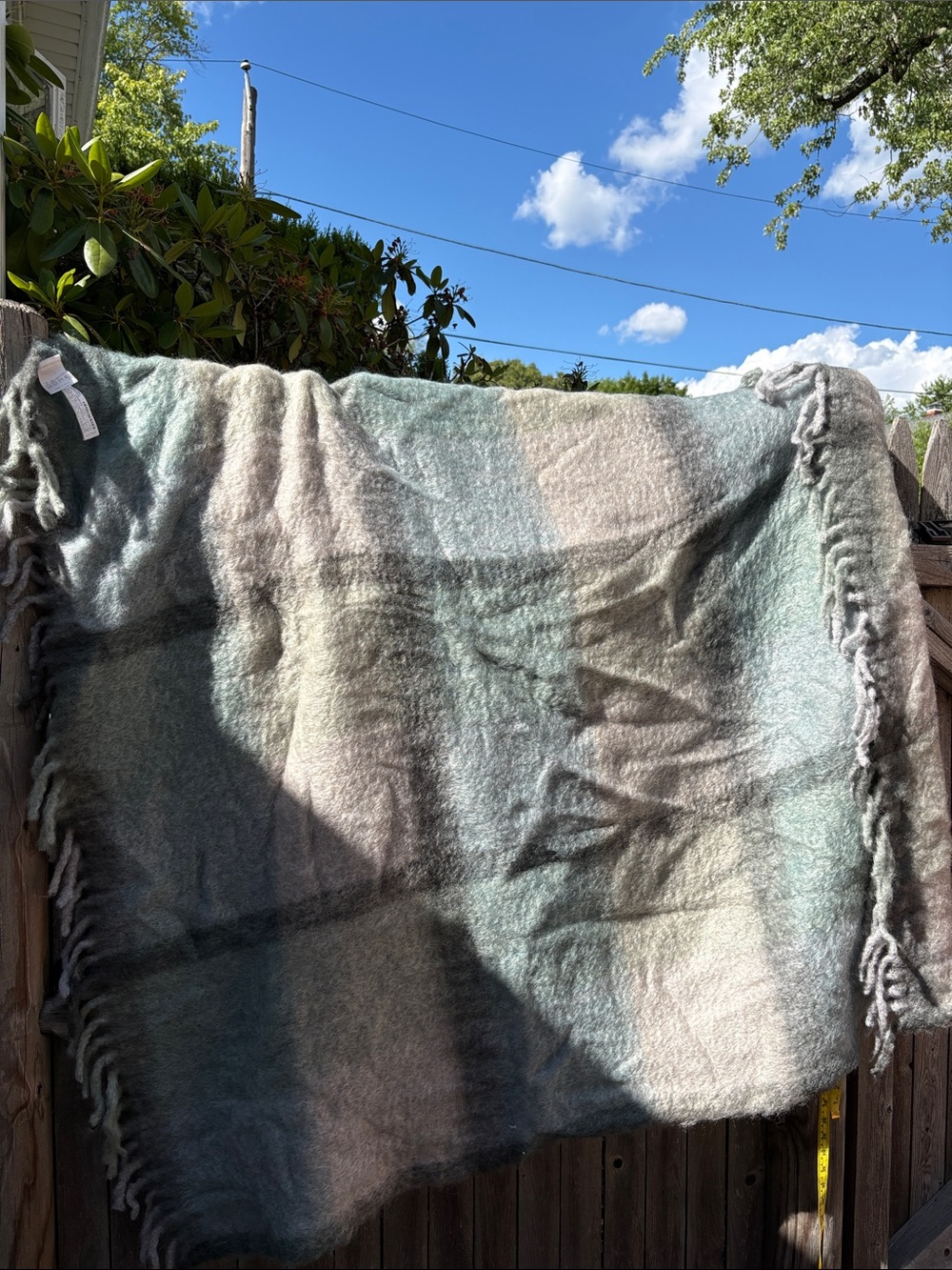 Zara Home Spain mohair throw blanket!! NWOT!!